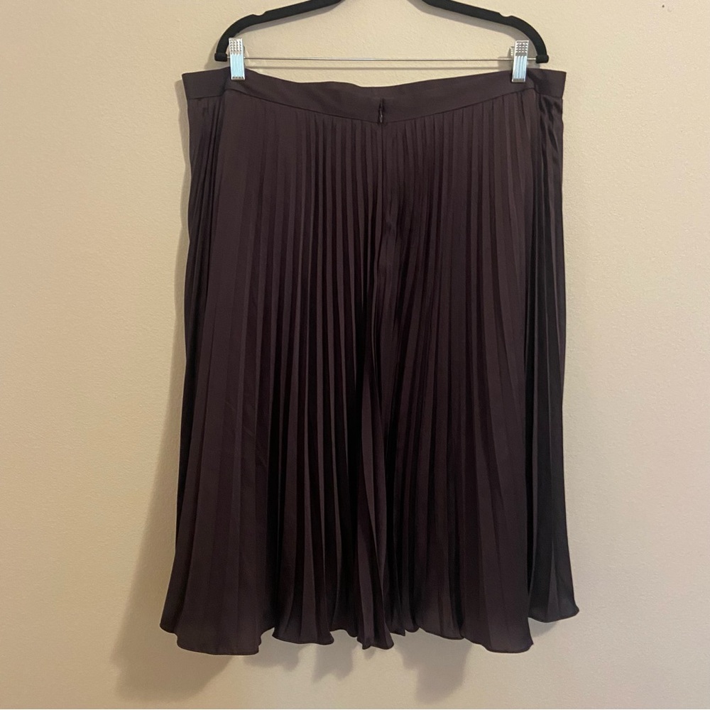 Ann Taylor Deep Purple Midi Skirt - Picture 7 of 11